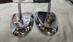 OEM Harley Davidson Chrome Tapered Fairing Mount Mirrors NOS Tri Glide 56000098