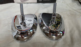 OEM Harley Davidson Chrome Tapered Fairing Mount Mirrors NOS Tri Glide 56000098