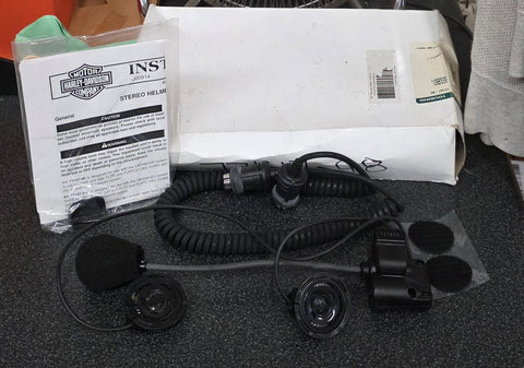 OEM Harley Davidson Premium Stereo Helmet Wired Headset Touring Ultra 77147-98