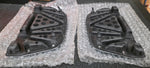 OEM Harley Davidson Smooth Chrome Passenger Floorboards NOS Touring FLT 50296-02