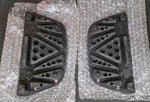 OEM Harley Davidson Smooth Chrome Passenger Floorboards NOS Touring FLT 50296-02