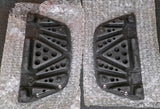OEM Harley Davidson Smooth Chrome Passenger Floorboards NOS Touring FLT 50296-02