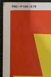 VTG 1979 Pennsylvania Game Commission "Do Not Block This Roadway" Warning Sign