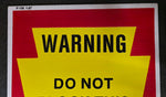 VTG 1987 Pennsylvania Game Commission Corrugated Plastic Warning Sign Collectibl