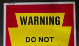 VTG 1987 Pennsylvania Game Commission Corrugated Plastic Warning Sign Collectibl