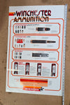 VTG Winchester Ammunition Shot Chart Collectible Poster Guide Shells Centerfire