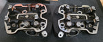 Pair Stock 114 Cylinder Heads Harley M8 Softail Std 280 miles Touring New T/o