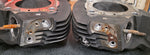 Pair Stock 114 Cylinder Heads Harley M8 Softail Std 280 miles Touring New T/o