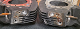 Pair Stock 114 Cylinder Heads Harley M8 Softail Std 280 miles Touring New T/o