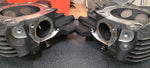 Pair Stock 114 Cylinder Heads Harley M8 Softail Std 280 miles Touring New T/o