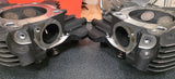 Pair Stock 114 Cylinder Heads Harley M8 Softail Std 280 miles Touring New T/o