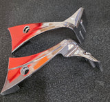 OEM Harley Davidson Chrome Frame Neck Cover Kit NOS Touring Ultra Glide 66345-04
