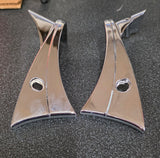 OEM Harley Davidson Chrome Frame Neck Cover Kit NOS Touring Ultra Glide 66345-04