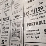 VTG Aluminum Cutout Advertising Sign General Sales 120 Pittsburgh Circle TV Appl