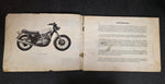 1975 Norton Triumph Trident T160 Maintenance Owners Handbook Manual 00-4222