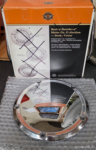 OEM Harley Davidson Chrome Classic Primary Derby Cover M8 Street Glide 25700389