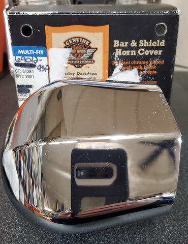 OEM Harley Davidson Chrome T/O Horn Cover Touring Softail Dyna 1200XL 69012-93A