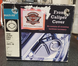 OEM Harley Davidson Chrome Front Right Brake Caliper Cover NOS FXR Dyna 43973-98
