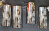 OEM Harley Davidson Chrome Upper Fork Slider Covers NOS Road King FLHR 68062-94A