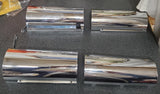 OEM Harley Davidson Chrome Upper Fork Slider Covers NOS Road King FLHR 68062-94A