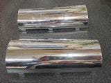 OEM Harley Davidson Chrome Upper Fork Slider Covers NOS Road King FLHR 68062-94A