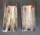 OEM Harley Davidson Chrome Upper Fork Slider Covers NOS Road King FLHR 68062-94A