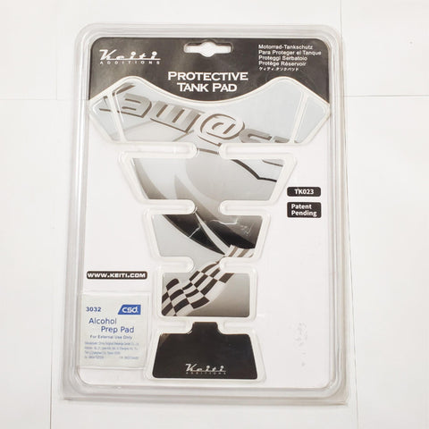 Keiti Motorcycle Universal Protective Tank White Pad Kawasaki GT750 KZ750 TK023