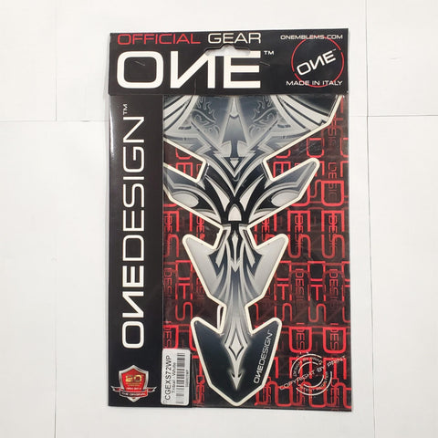 ONE EMBLEMS Official Gear Tribal Grey Gas Tank Pad Express Slim Shape CGEXS72WP