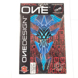 ONE EMBLEMS Official Gear Tribal Blue Gas Tank Pad Express Slim Shape CGEXS72BP