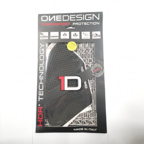 New OneDesign HDR Technology HDR225 Tank Black Grips 2017-2023 SUZUKI GSXR 1000