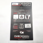 New OneDesign HDR Technology HDR225 Tank Black Grips 2017-2023 SUZUKI GSXR 1000