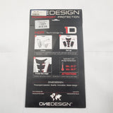 New OneDesign HDR Technology HDR228 Tank Transparent Grips Yamaha R6 2008-2016