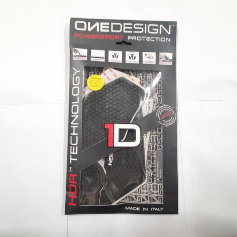 OneDesign HDR Technology HDR293 Tank Black Grips Ducati MULTISTRADA 950 2019-'22