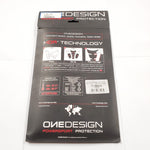 OneDesign HDR Tech HDR280 Clear Tank Grips 2014-2021 DUCATI MONSTER 797 821 1200