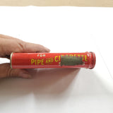 VTG PRINCE ALBERT Crimp Cut Long Burning Pipe Cigarette Tin Can TOBACCIANA Manca