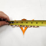 Medium V-Rod Harley Orange Grey Outside Window Sticker Decal VRSC V-Twin NOS