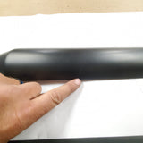 Black Heatshield Muffler Harley honda Sportster Dyna Softail FXR VTX Vulcan shad