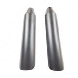 Black Heatshield Muffler Harley honda Sportster Dyna Softail FXR VTX Vulcan shad