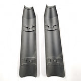 Black Heatshield Muffler Harley honda Sportster Dyna Softail FXR VTX Vulcan shad