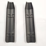 Black Heatshield Muffler Harley honda Sportster Dyna Softail FXR VTX Vulcan shad