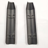 Black Heatshield Muffler Harley honda Sportster Dyna Softail FXR VTX Vulcan shad