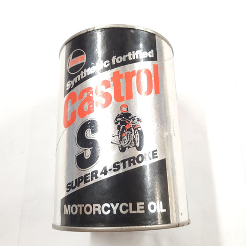 VTG Motorcycle Castrol Oil Can Harley S four stroke Yamaha Honda Suzuki Kawasaki