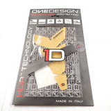 OneDesign Top Gas Tank Protect Grip Traction Pad Decal Sticker Emblem HDR8 Clear