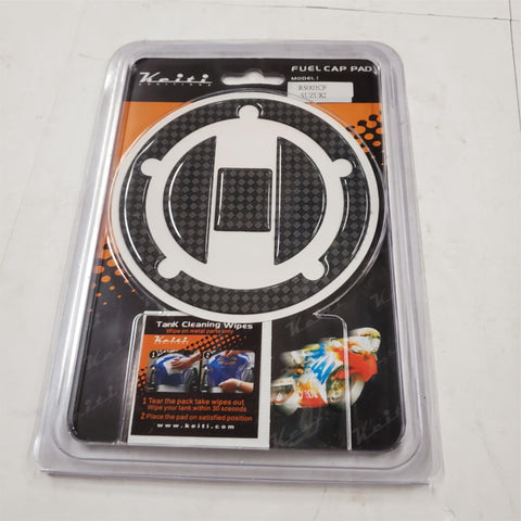 New Keiti Motorcycle Fuel Tank Cap Protector Pad Black/Grey 2003 Suzuki RS003CF