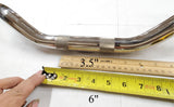 OEM Chrome Harley 1 1/4" Low Handlebars Fatboy Softail Custom Chopper Dyna 31" W