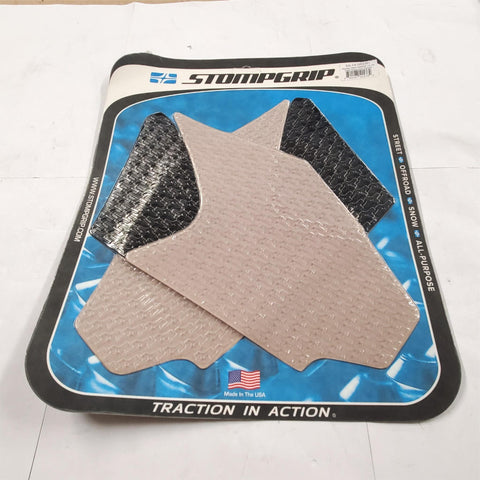 Stompgrip Honda CBR1000RR 2012-2016 Hybrid Clear Blac Gas Tank Grips 55-14-0023H