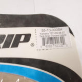Stompgrip Yamaha YZF-R6 2006-2007 Hybrid Clear Black Gas Tank Grips 55-10-0005H