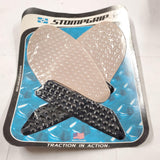 New Stompgrip 2019-2025 Yamaha YZF-R3 Clear & Black Gas Tank Grips 55-10-0163H