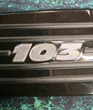 103 Black Air cleaner Insert Decal Emblem Twin Cam Harley Touring Softail t/o