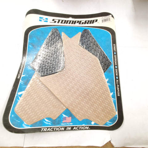 New Stompgrip 2012-2016 HONDA CBR1000RR Clear Black Gas Tank Grips 55-14-0023H